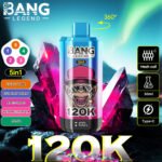 BANG Legend 120K 5in1 Disposable Vape 120000 Puffs Multi Flavor Big Battery Wholesale - Image 3