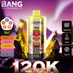 BANG Legend 120K 5in1 Disposable Vape 120000 Puffs Multi Flavor Big Battery Wholesale - Image 2