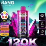 BANG Legend 120K 5in1 Disposable Vape 120000 Puffs Multi Flavor Big Battery Wholesale