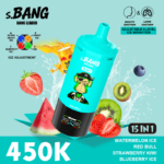 BANG LEADER 450K 450000 Puffs 15 in 1 Taste Disposable Vape Adjustable Ice LED Display Rechargeable Wholesale