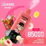 BANG Legend 85K 85000 Puffs 3 in 1 Flavor Disposable Vape Rechargeable LED Display Mesh Coil Wholesale - Image 5