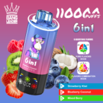 BANG LEADER 110K  Puffs 6 in 1 Flavor Disposable Vape Rechargeable LED Display Mesh Coil Wholesale - Image 2