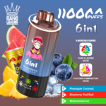 BANG LEADER 110K  Puffs 6 in 1 Flavor Disposable Vape Rechargeable LED Display Mesh Coil Wholesale - Image 3