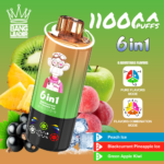 BANG LEADER 110K  Puffs 6 in 1 Flavor Disposable Vape Rechargeable LED Display Mesh Coil Wholesale - Image 4