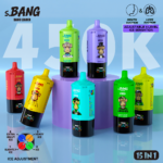 BANG LEADER 450K 450000 Puffs 15 in 1 Taste Disposable Vape Adjustable Ice LED Display Rechargeable Wholesale - Image 5