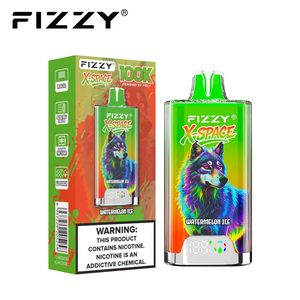 FIZZY X 100K-Watermelon-Ice FIZZY X-Space 100K Puffs Disposable Vape | 100K Vape Wholesale & Bulk Buy - Image 1