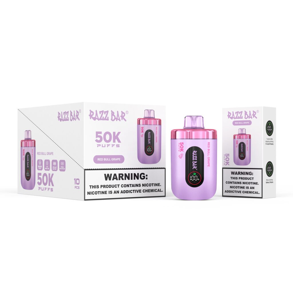 RAZZ BAR 50K – 50,000 Puffs Smart Display 16 flavor EU wholesale Online