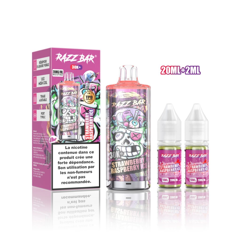 Razz Bar 30K+ Disposable Refillable Mesh Vape Wholesale EU Warehouse