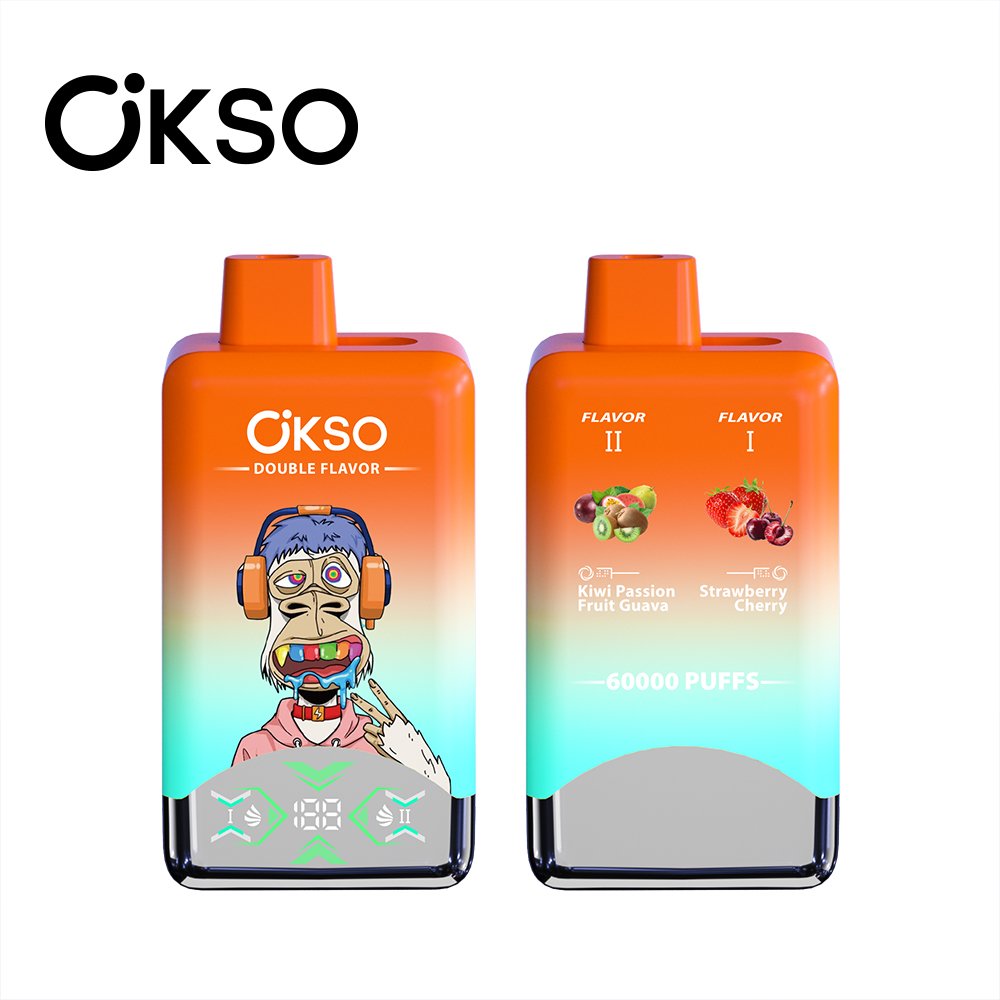 OKSO Double Flavor 60K OKSO Double Flavor 60K – Dual Flavor High-Capacity Rechargeable Vape - Image 1