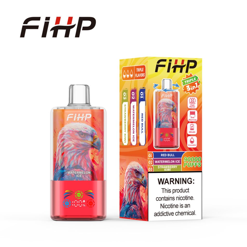 FIHP 90K Puffs – 3-in-1 Triple Flavor Disposable Vape Wholesale