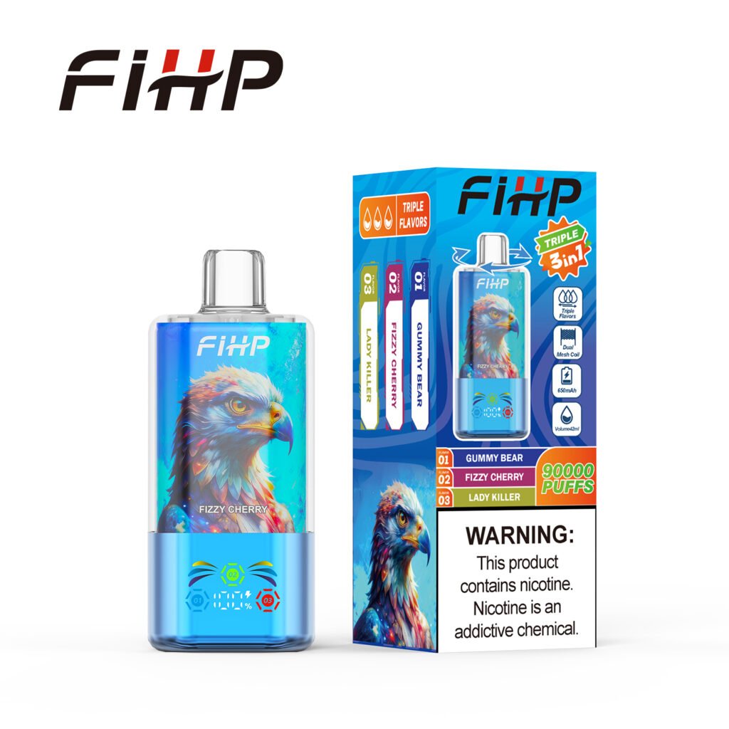 FIHP 90K Puffs – 3-in-1 Triple Flavor Disposable Vape Wholesale