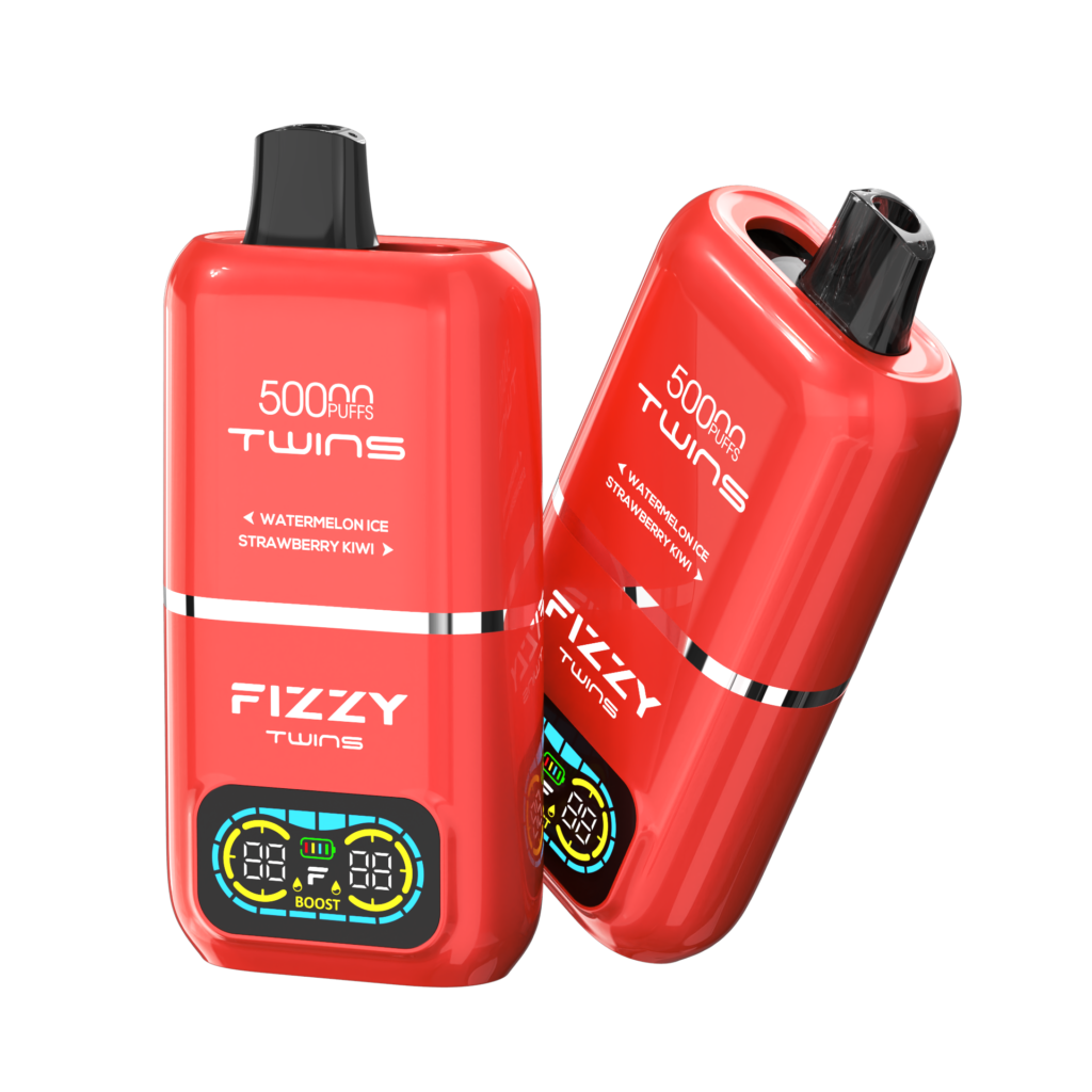 Fizzy Twins 50000 Disposable Vape Dual Flavor 2-in-1 Vape with OLED Display