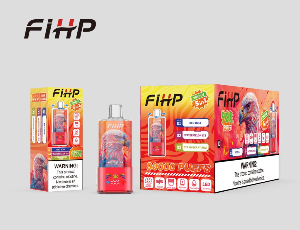 FIHP 90K Puffs – 3-in-1 Triple Flavor Disposable Vape Wholesale