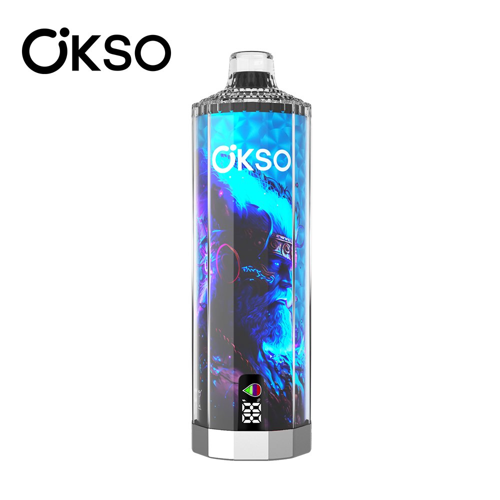 OKSO Shisha Hookah Mega 50K BLUEBERRY RASPBERRY CHERRY OKSO Shisha Hookah Mega 50K Disposable Vape 50000 Puffs - Image 1