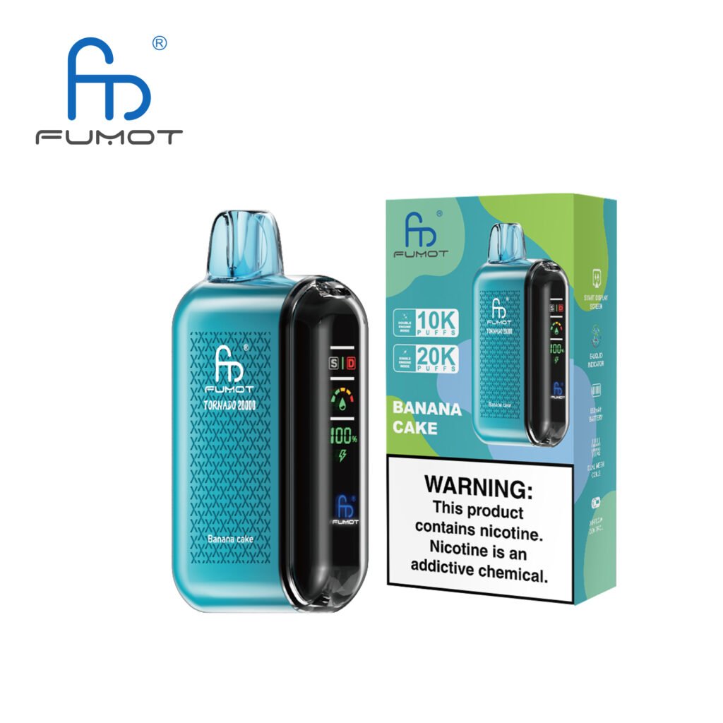 Fumot Tornado 20000 Puffs Disposable Vape with Adjustable Airflow