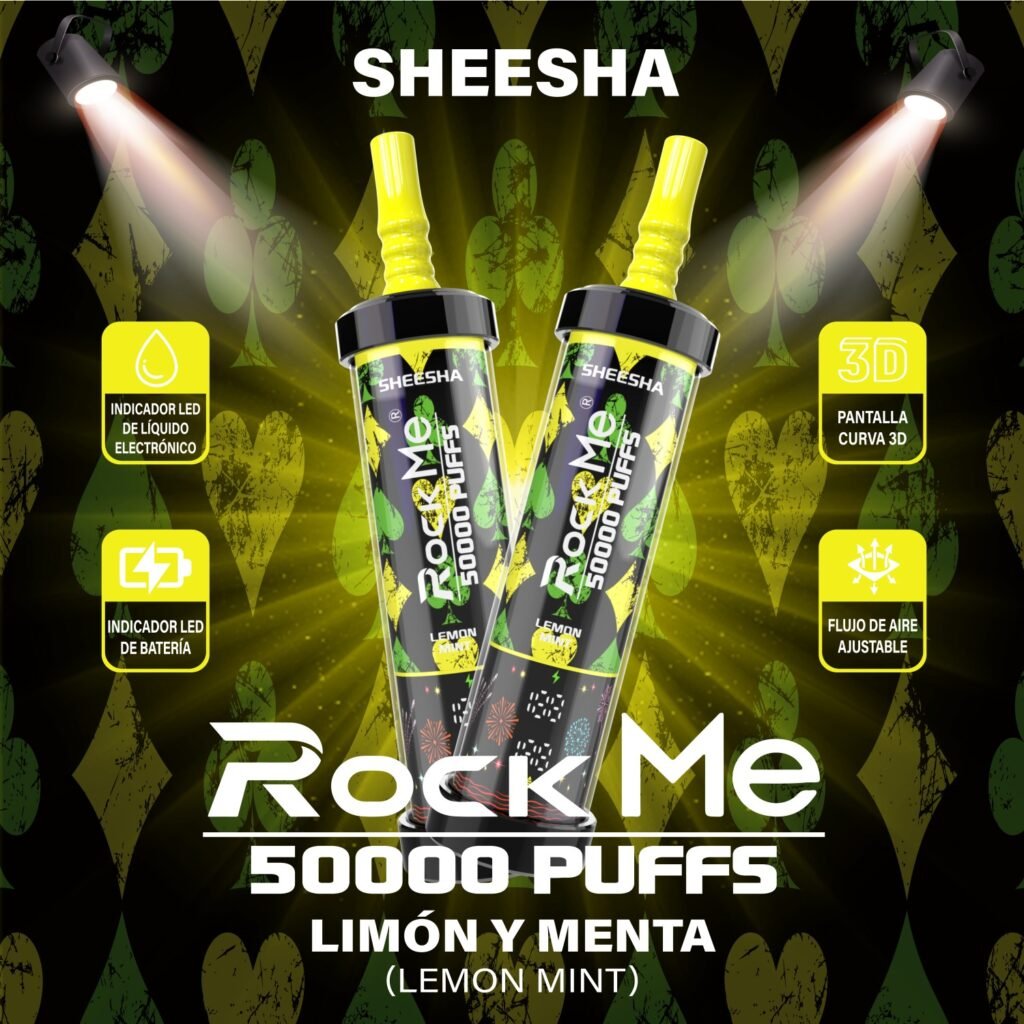 Rock Me Sheesha 50K Puffs Wholesale Disposable Vape | 50000 Puffs Rechargeable Vape