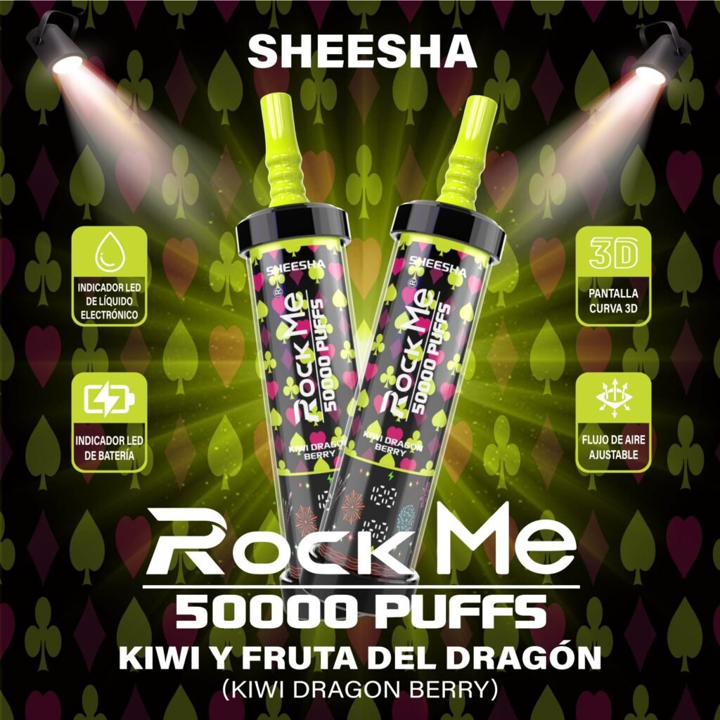 Rock Me Sheesha 50K Puffs Wholesale Disposable Vape | 50000 Puffs Rechargeable Vape
