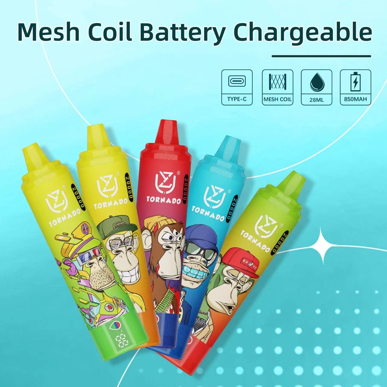 UZY Tornado 20000 Puffs vape UZY Tornado 20000 Puffs vape Wholesale Disposable - Image 1