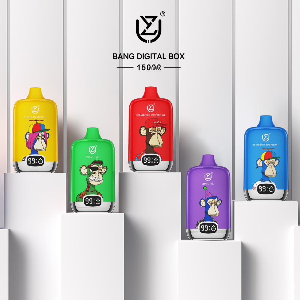 UZY Bang Digital 15000 Puffs Disposable Vape UZY Bang Digital 15K – 15,000 Puffs Disposable Vape with LED Display - Image 1