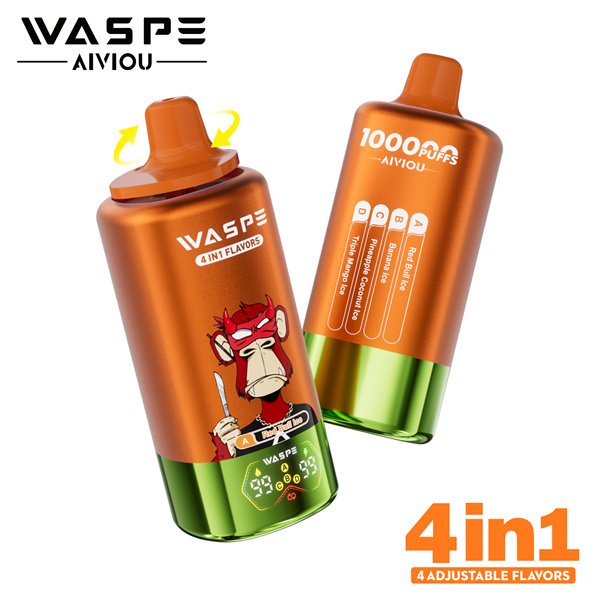 WASPE 100K 4 in 1 Disposable Vape WASPE 100K 4 in 1 Vape – 100000 Puffs Four Flavors & Quad Mesh Flavor LED Display - Image 1