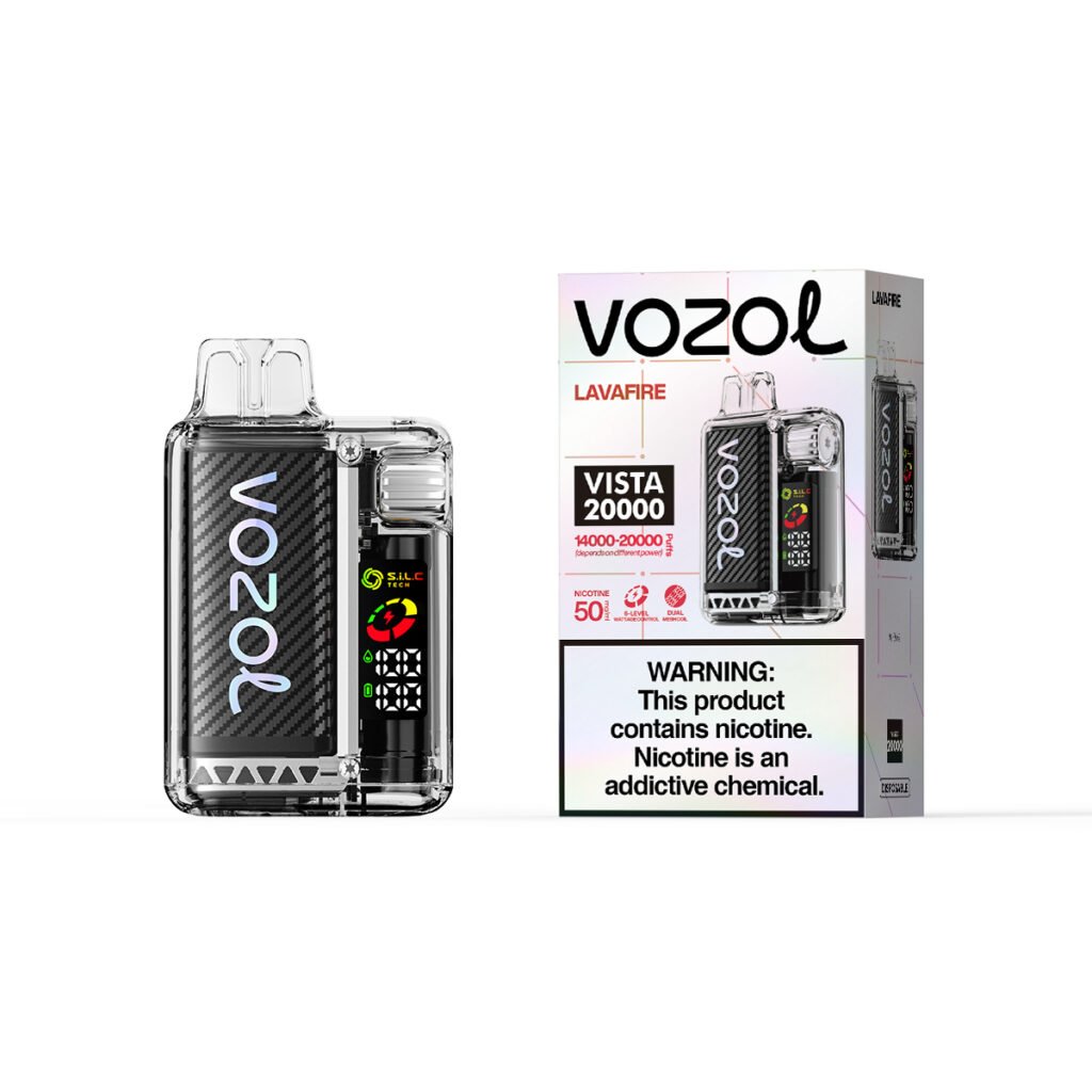 VOZOL Vista 20000 20K Disposable Vape – 6-Level Wattage, Dual Mesh & Smart Color Display