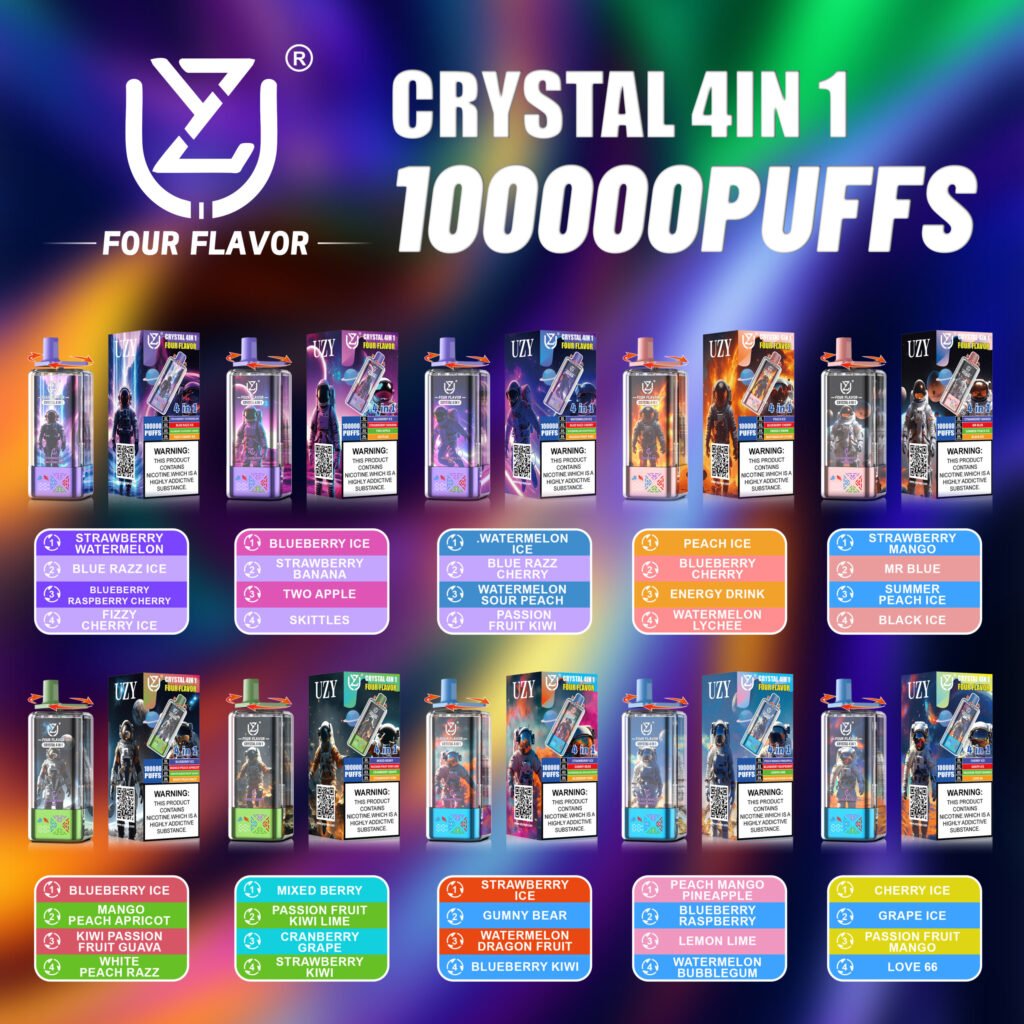 UZY Crystal 4 in 1 100000 Puffs Disposable Vape